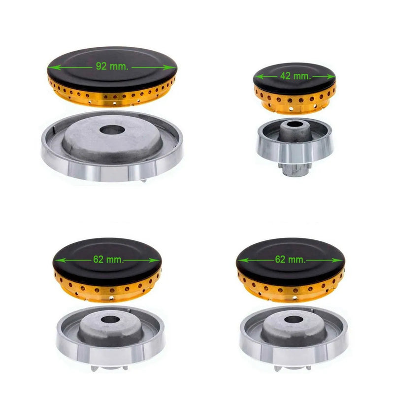 Conjunto 4 quemadores  con base cocina de gas Teka, Fagor, Balay