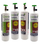 Pack 4 botellas gas refrigerante GASICA PRO V2 - R22 R407 R290