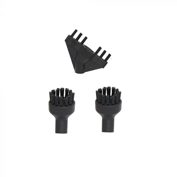 Set de 2 cepillos redondos pequeños + 1 cepillo para juntas para Polti Vaporetto PAEU0358