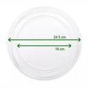 Plato microondas diámetro 24.5cm Universal