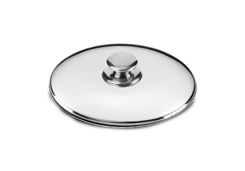 ALZA tapa de acero inoxidable 18 cm.