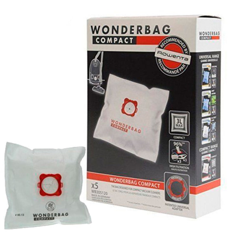 Rowenta Wonderbag Compact bolsas de aspirador WB305120