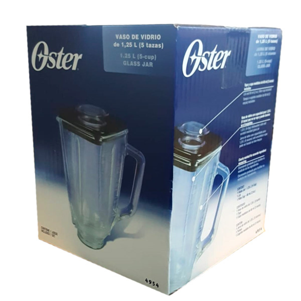 Jarra de vidrio Oster® refractario 4954 - Oster