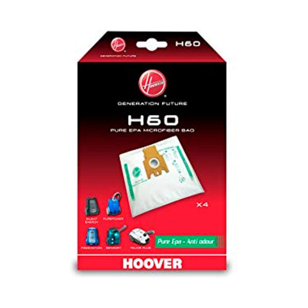 Bolsa aspiradora Hoover H60 - 4 unidades  35600392