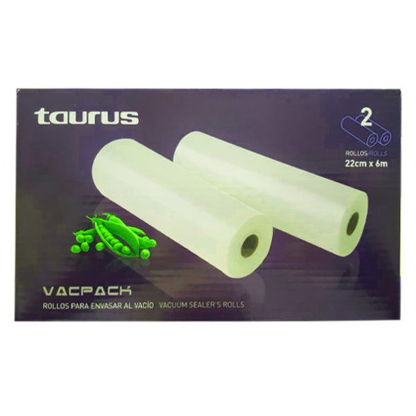 Pack 2 rollos de vacío envasadora Taurus Vacpack 999184000